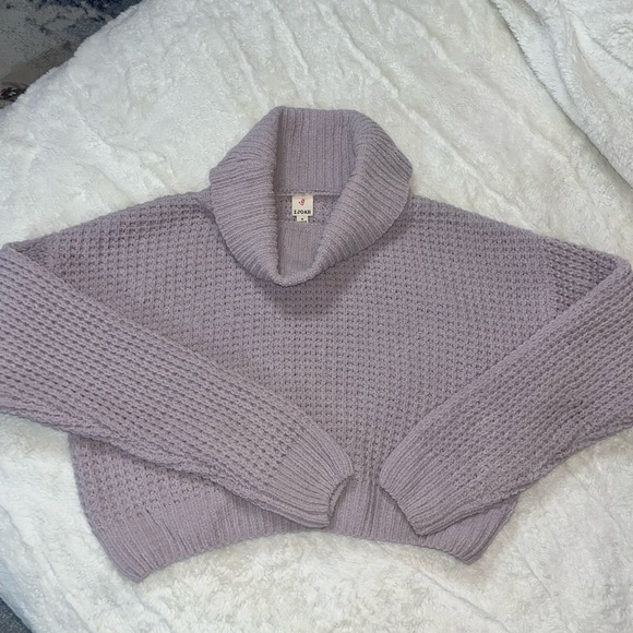 Knit crop sweater - Picture 1 of 5